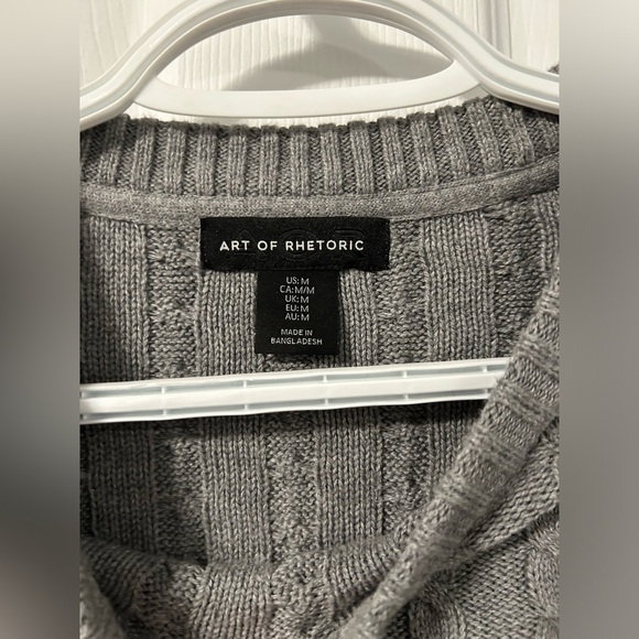 Art of Rhetoric Cable Knit Sweater - Picture 3 of 3